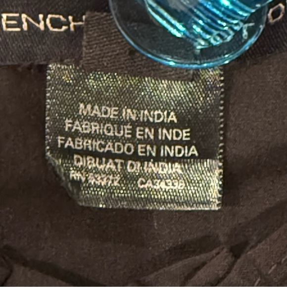 French Connection Poplin Mini Dress Organic Cotton Puff Short Sleeve Black Small - Picture 11 of 14